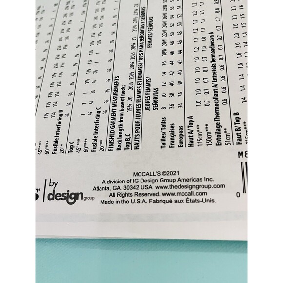 McCall's M8200 Misses 8 to 16 Peasant Tops and Halters Sewing Pattern Uncut - Picture 7 of 7